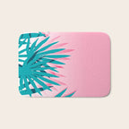 Dissed - memphis retro vintage neon pink pastel ombre trendy girl gift for hipster urban beach goer Bath Mat Gallery Image 1