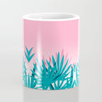 Dissed - memphis retro vintage neon pink pastel ombre trendy girl gift for hipster urban beach goer Coffee Mug Gallery Image 4