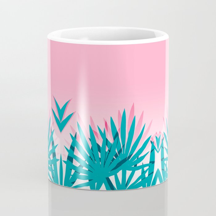 Dissed - memphis retro vintage neon pink pastel ombre trendy girl gift for hipster urban beach goer Coffee Mug Gallery Image 4