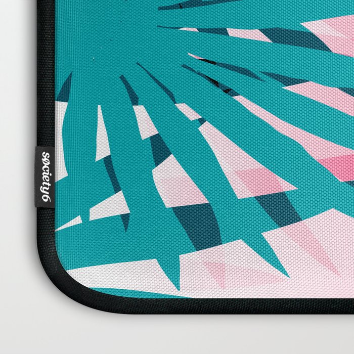 Dissed - memphis retro vintage neon pink pastel ombre trendy girl gift for hipster urban beach goer Laptop Sleeve Gallery Image 3