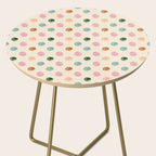 Pastel Color Polka Dot Side Table Gallery Image 2