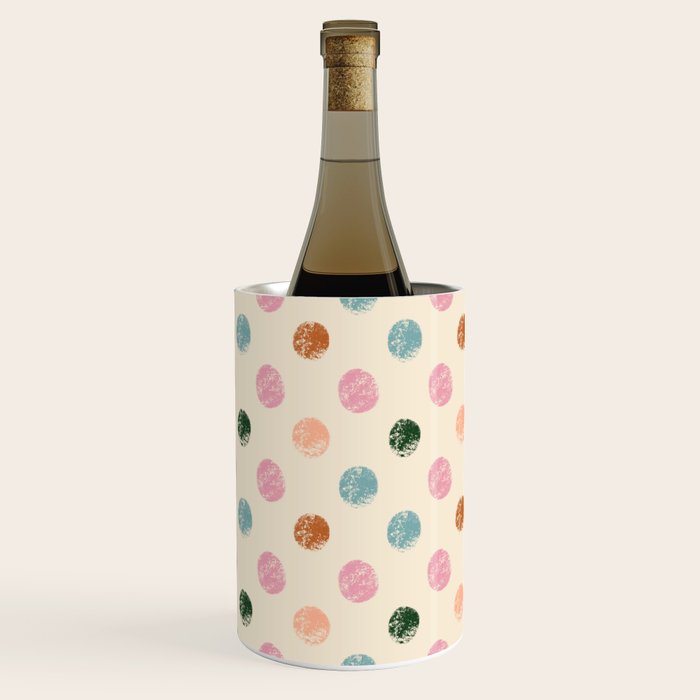 Pastel Color Polka Dot Wine Chiller Gallery Image 2