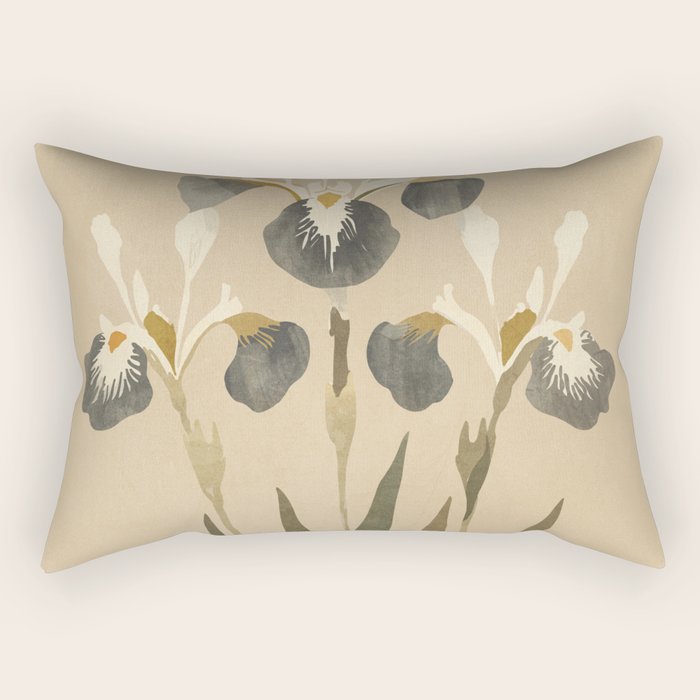 Irises 2 Rectangular Pillow Gallery Image 2