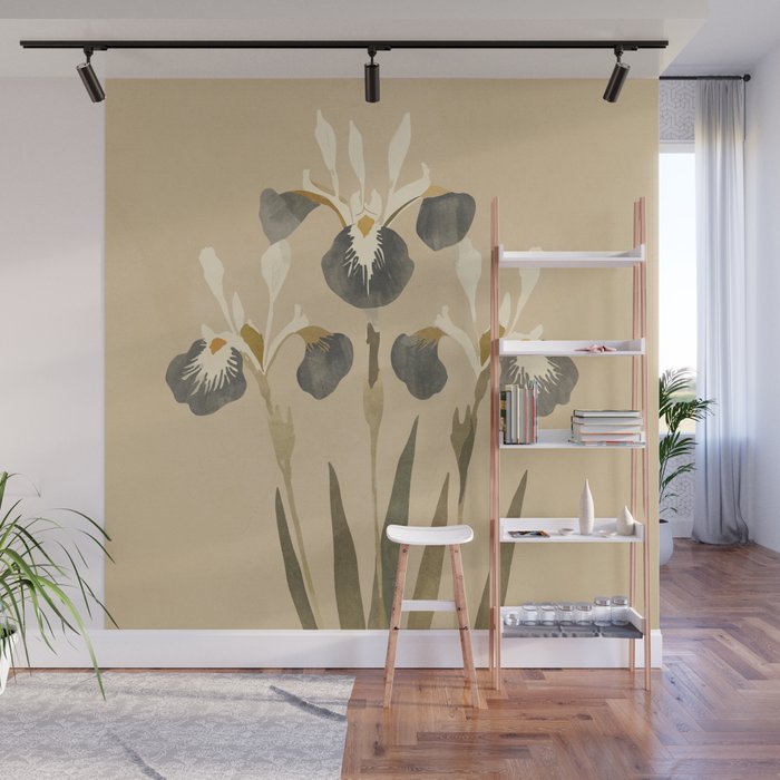 Irises 2 Wall Mural Gallery Image 1