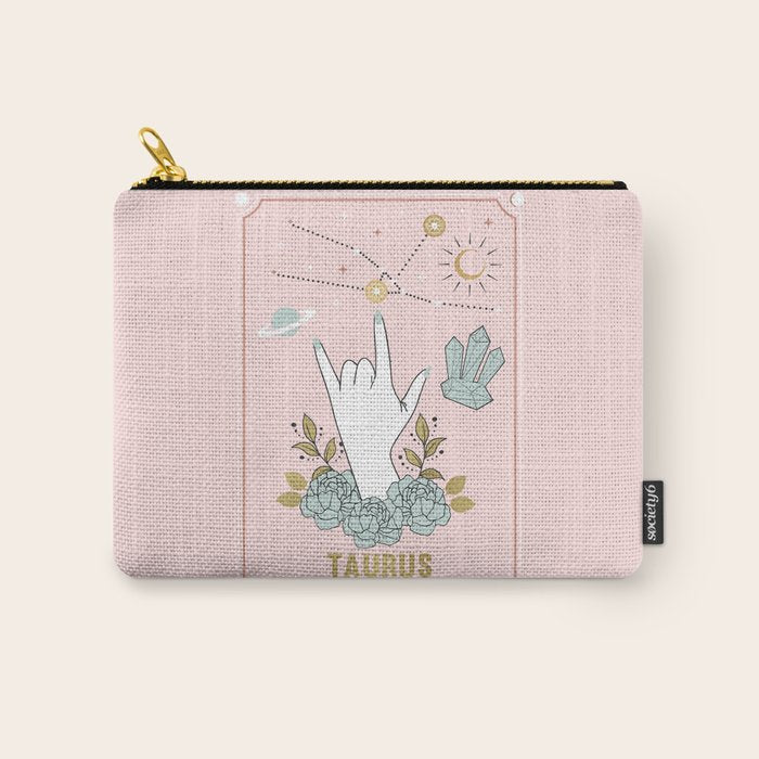 Taurus Zodiac Series Carry All Pouch Gallery Image 1