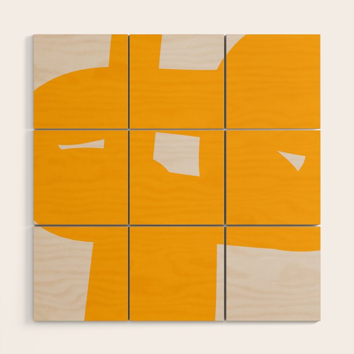 Abstract Form 6B Wood Wall Art Gallery Image 1