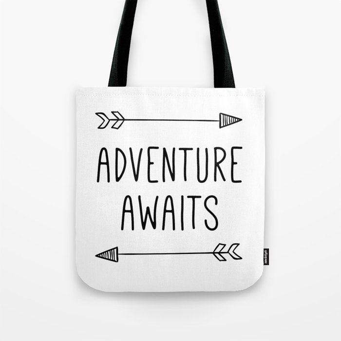 Adventure Awaits Tote Bag Gallery Image 1