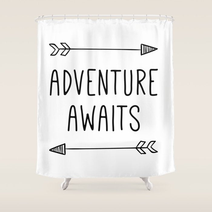 Adventure Awaits Shower Curtain Gallery Image 1