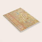 Large Antique Turkish Oushak Rug Print Notebook Gallery Image 3