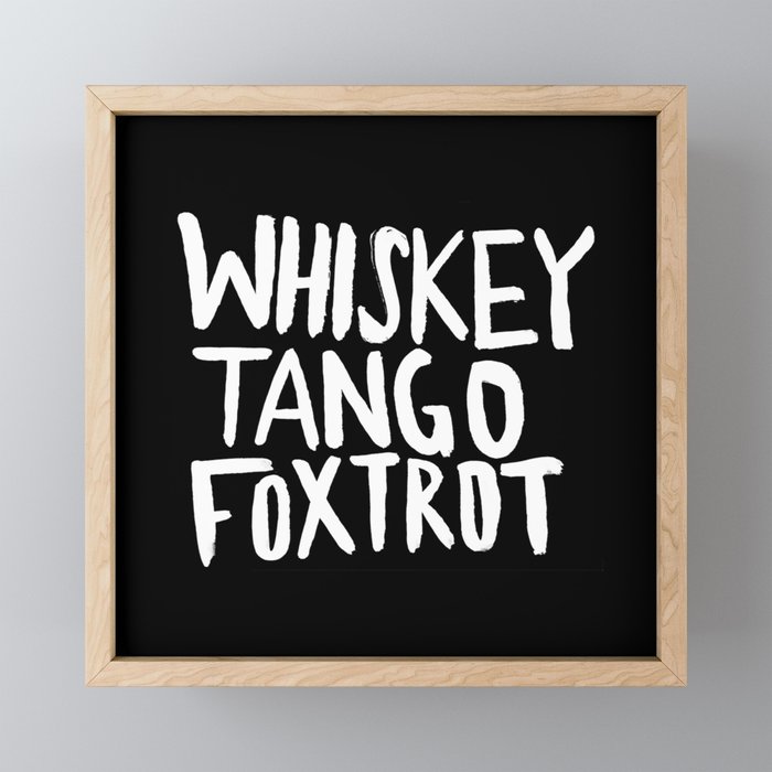 Whiskey Tango Foxtrot x WTF Mini Art Print Gallery Image 1