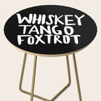 Whiskey Tango Foxtrot x WTF Side Table Gallery Image 2