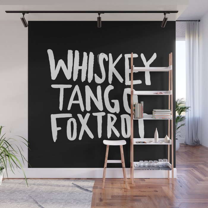 Whiskey Tango Foxtrot x WTF Wall Mural Gallery Image 1