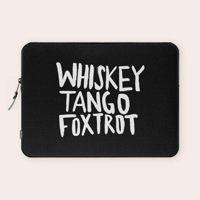 Whiskey Tango Foxtrot x WTF Laptop Sleeve Gallery Image 1