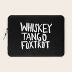 Whiskey Tango Foxtrot x WTF Laptop Sleeve Gallery Image 1