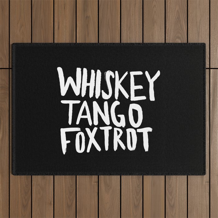 Whiskey Tango Foxtrot x WTF Outdoor Rug Gallery Image 1