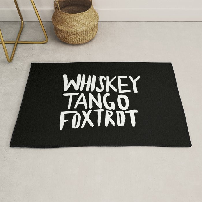 Whiskey Tango Foxtrot x WTF Rug Gallery Image 1