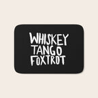 Whiskey Tango Foxtrot x WTF Bath Mat Gallery Image 1
