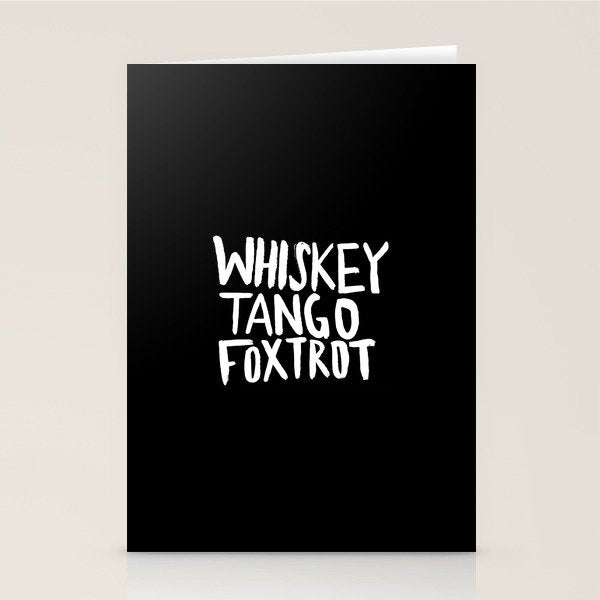 Whiskey Tango Foxtrot x WTF Stationery Card Gallery Image 2
