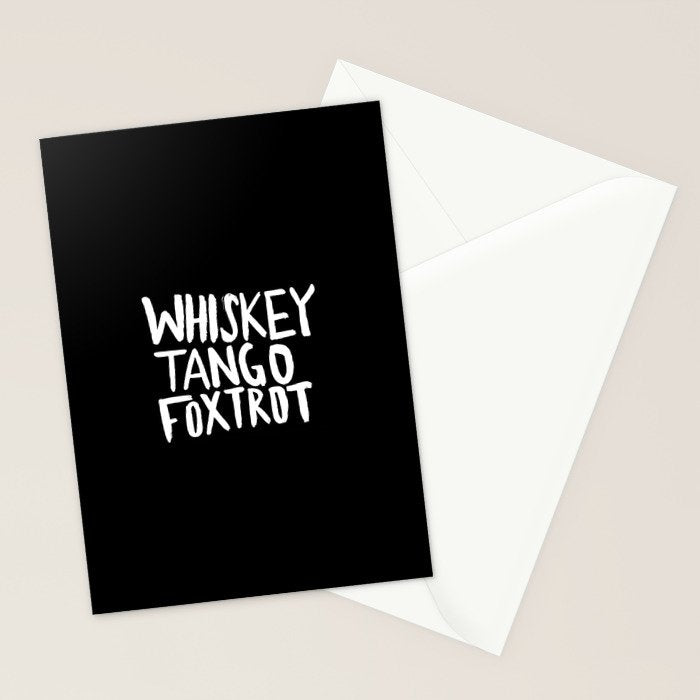 Whiskey Tango Foxtrot x WTF Stationery Card Gallery Image 2