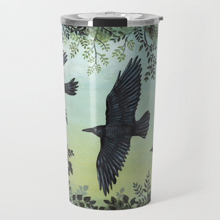 Three Crows Travel Mug Gallery Image 1