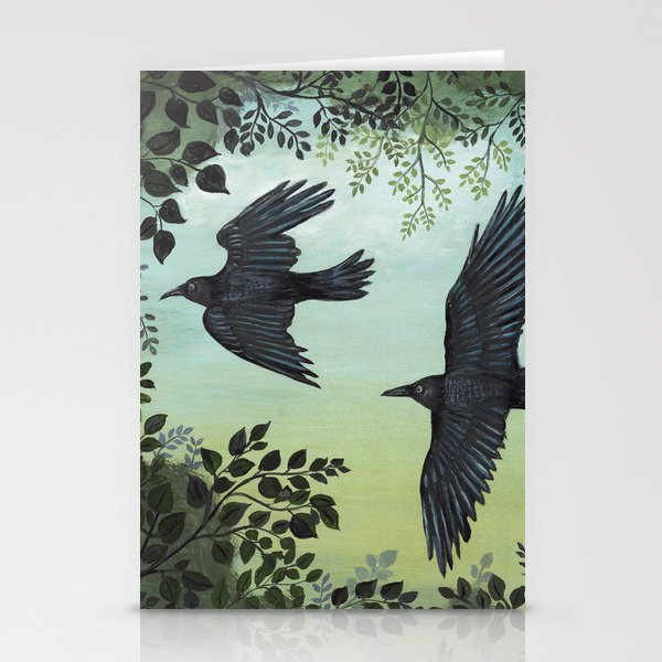 Three Crows Stationery Card Gallery Image 2