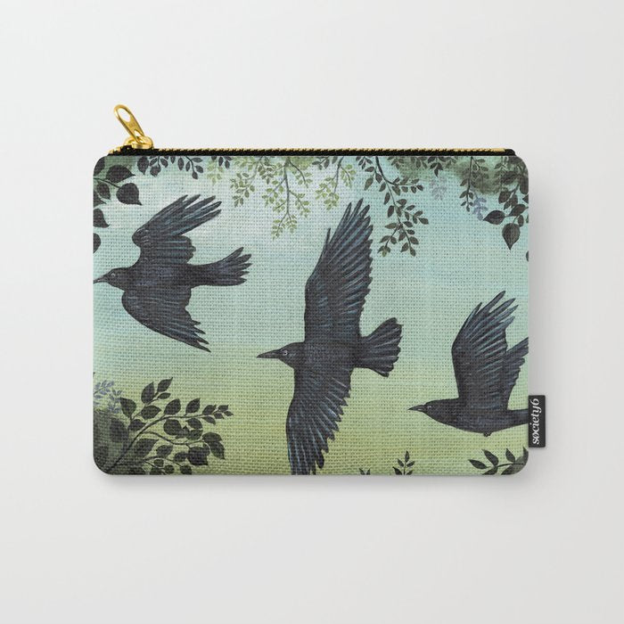 Three Crows Carry All Pouch Gallery Image 1