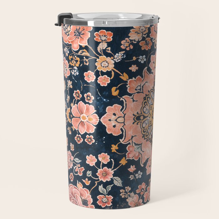 Floral Antiquity Travel Mug Gallery Image 3