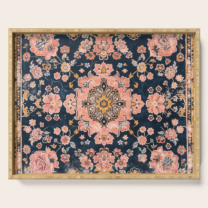 Floral Antiquity Serving Tray Gallery Image 1
