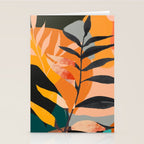 Abstract Art Tropical Leaves 108 Stationery Card Gallery Image 2