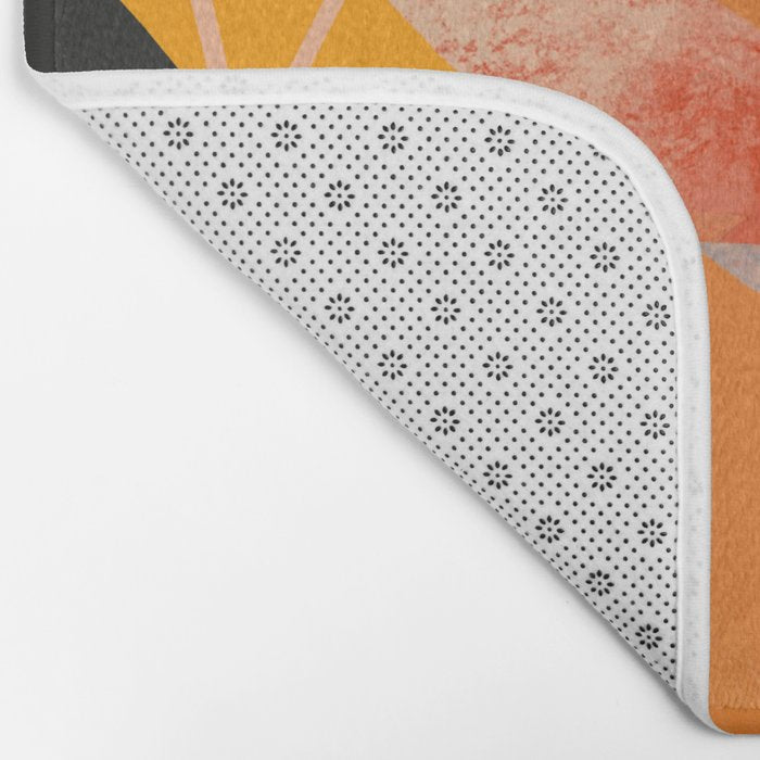 Abstract Art Tropical Leaves 108 Bath Mat Gallery Image 2