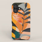 Abstract Art Tropical Leaves 108 iPhone Case Gallery Image 1