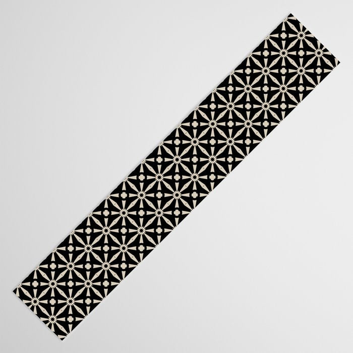 Starburst Geometric Pattern Table Runner Gallery Image 3