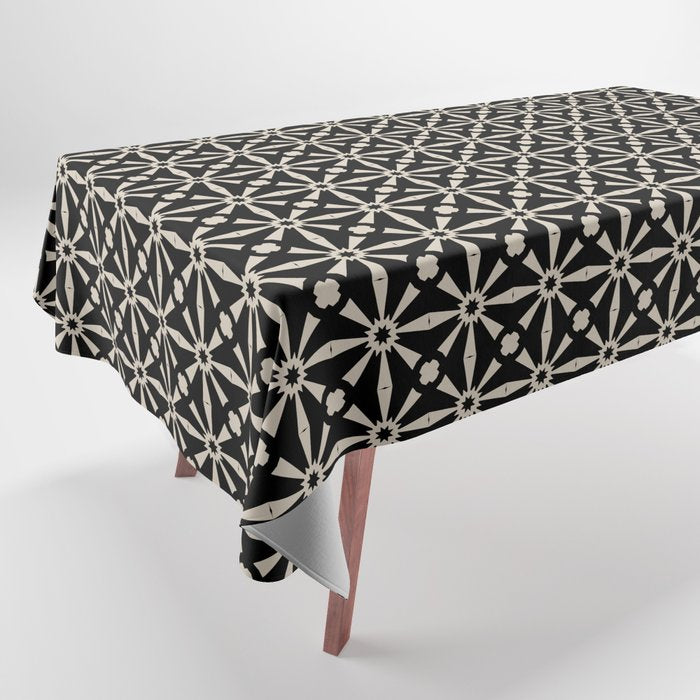 Starburst Geometric Pattern Tablecloth Gallery Image 1