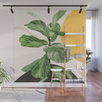 Abstract Art / Plant 2 Wall Mural Gallery Image 1