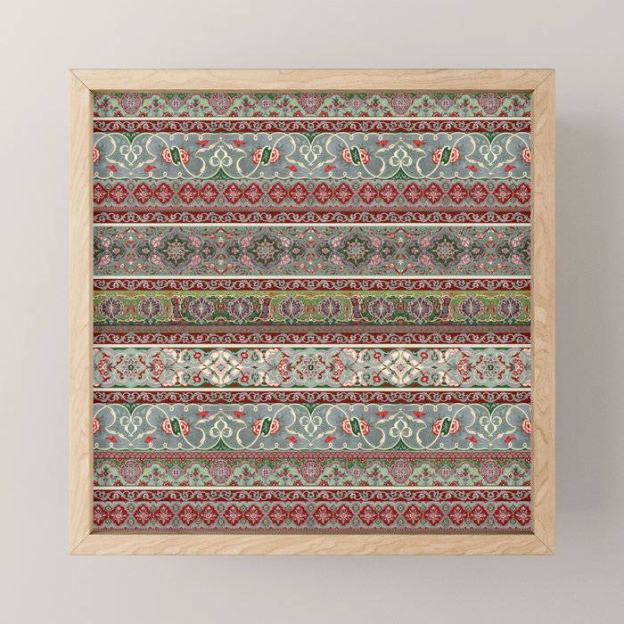 Border Pattern I Mini Art Print Gallery Image 1