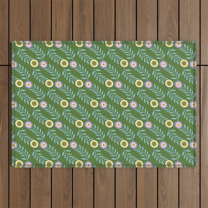Flower Meadow  Outdoor Rug Gallery Image 1