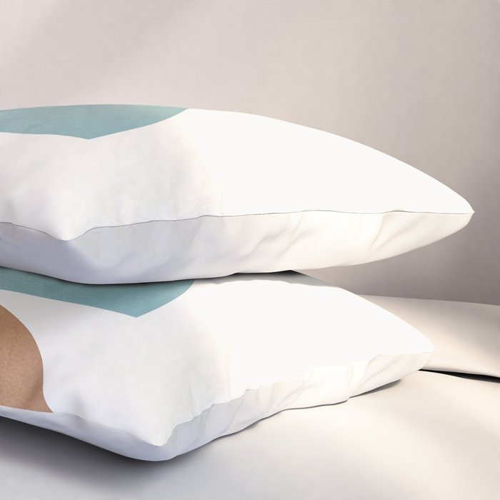 Soft Abstract Shapes 06 Pillow Sham Gallery Image 3