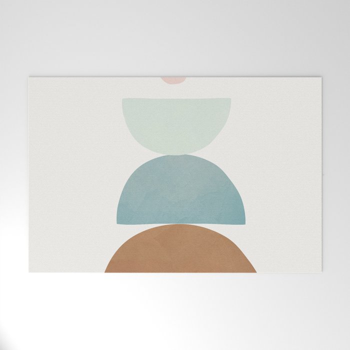 Soft Abstract Shapes 06 Welcome Mat Gallery Image 1