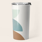 Soft Abstract Shapes 06 Travel Mug Gallery Image 2