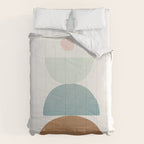 Soft Abstract Shapes 06 Comforter Gallery Image 6
