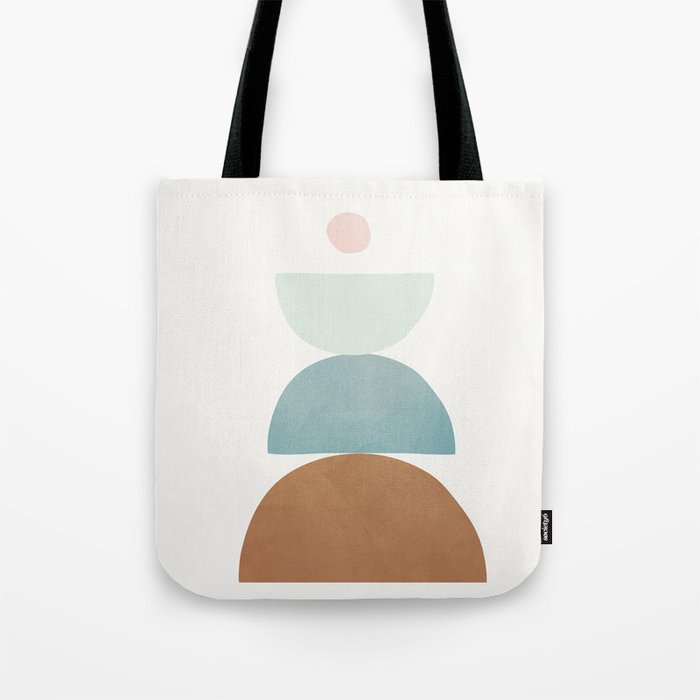 Soft Abstract Shapes 06 Tote Bag Gallery Image 1
