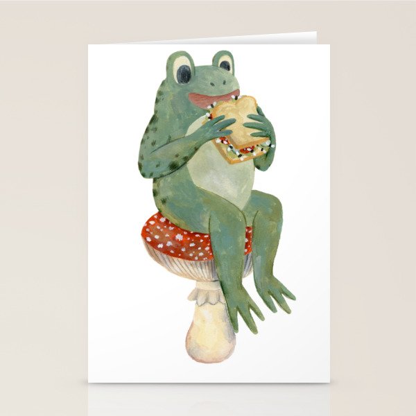 frog's sandwich Stationery Card Gallery Image 2
