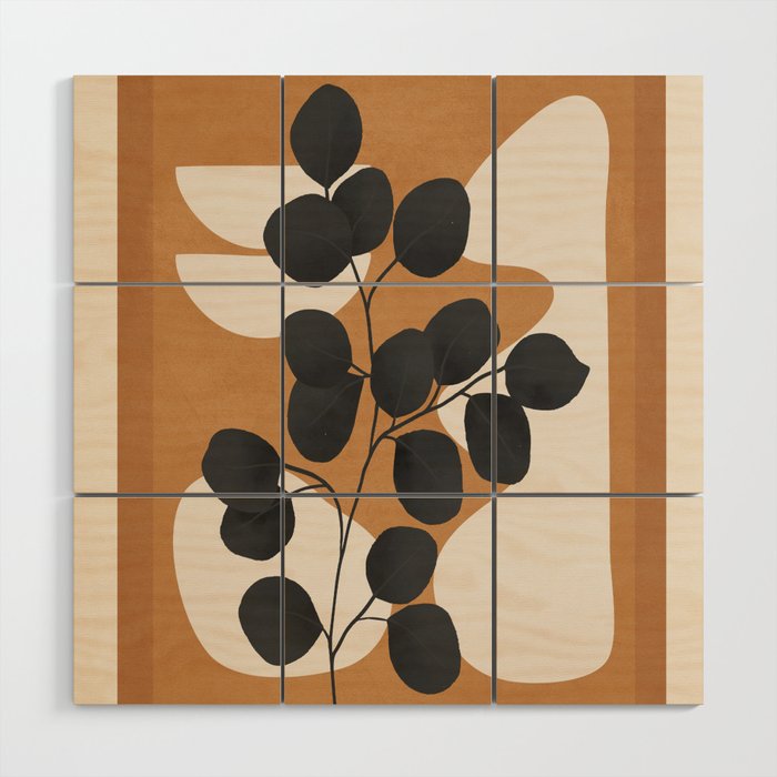 Minimalist Abstract Art Branch 5 Wood Wall Art Gallery Image 1