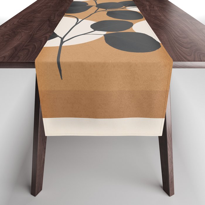 Minimalist Abstract Art Branch 5 Table Runner Gallery Image 1