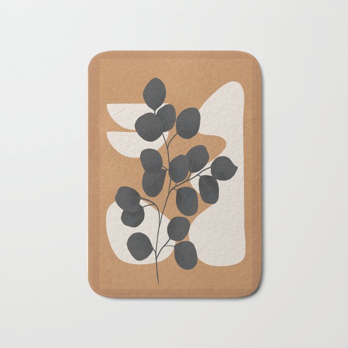 Minimalist Abstract Art Branch 5 Bath Mat Gallery Image 1