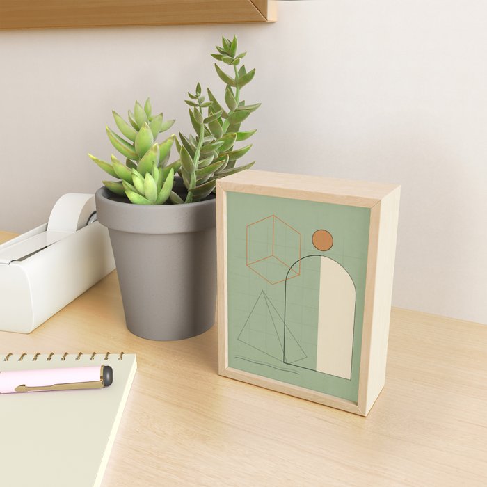 Geometric Shapes 6 Mini Art Print Gallery Image 2