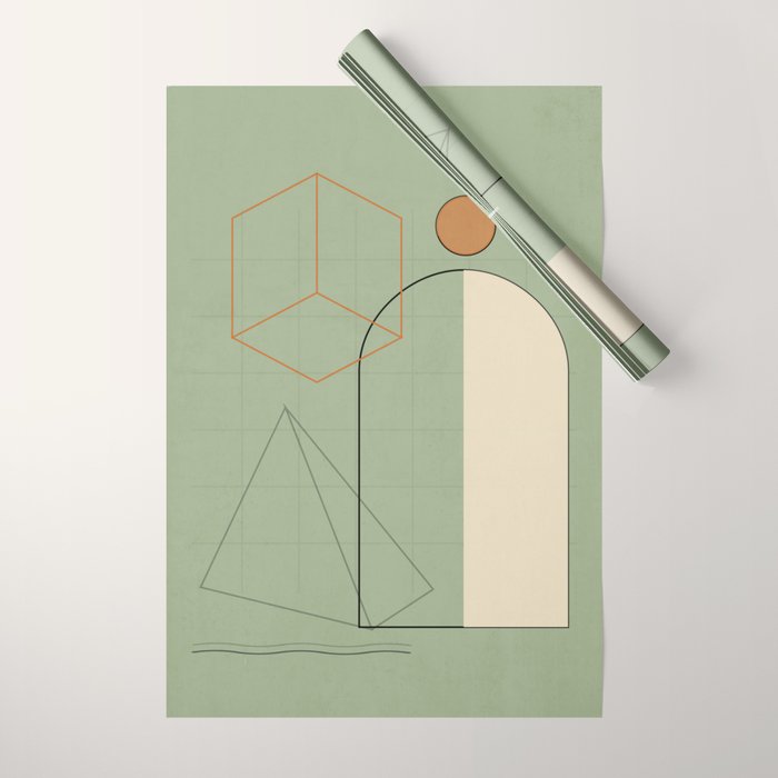 Geometric Shapes 6 Wrapping Paper Gallery Image 1