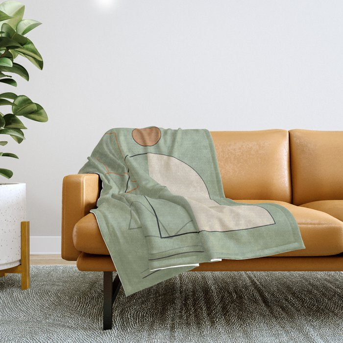 Geometric Shapes 6 Throw Blanket Gallery Image 1