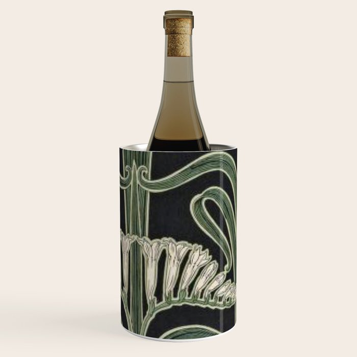 Art Nouveau Botanical Wine Chiller Gallery Image 2