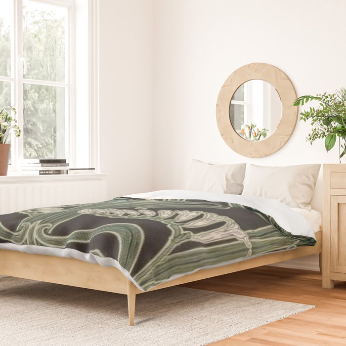 Art Nouveau Botanical Duvet Cover Gallery Image 2